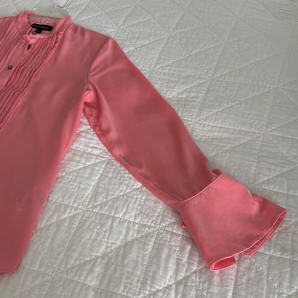 Pink Button-Up Blouse - Picture 6 of 8